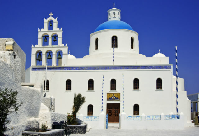 Santorini Panagia Platsani Church Oia 
